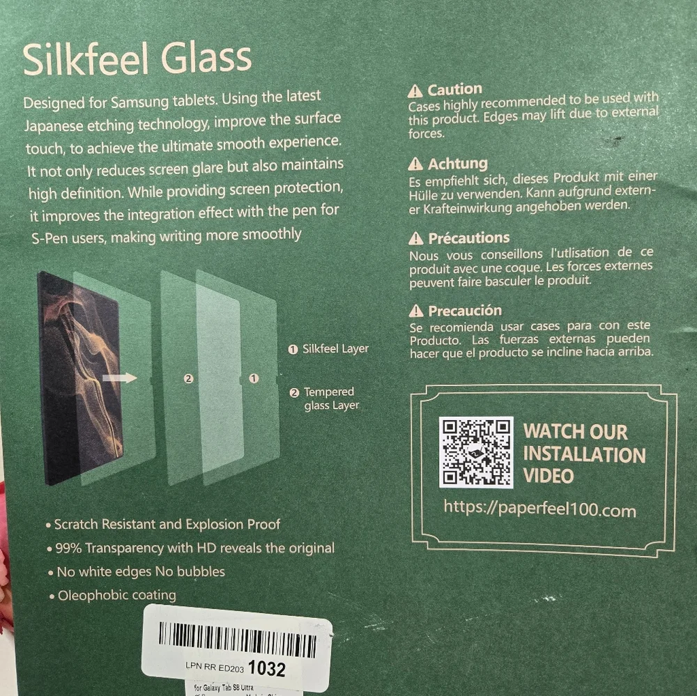 Hocents Silkfeel Glass Screen Protector